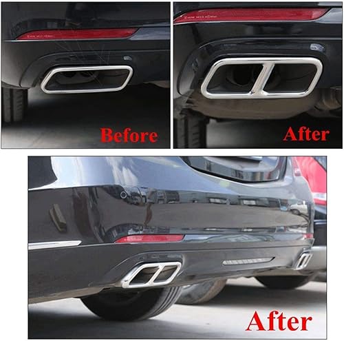 Miniatura 2 de Autobro Para Mercedes-Benz Clase S W221 W222 2010-2017 Accesorios exteriores de acero inoxidable Silenciador de escape Cubierta de ajuste de tubo