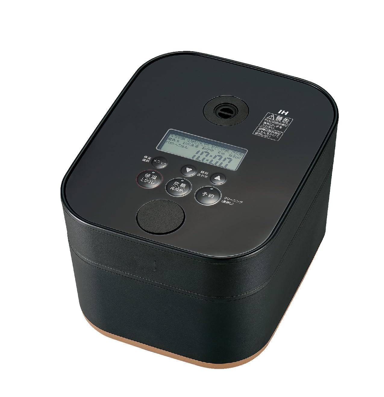 Amazon | 炊飯器 5.5合 IHタイプ お手入れ点数2点 ブラック | ノー 