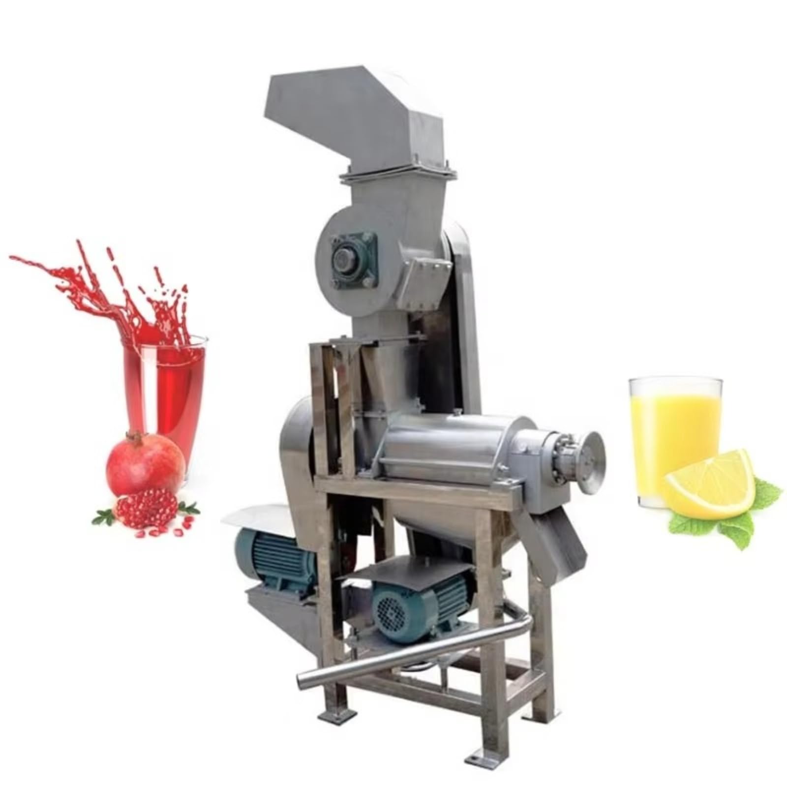 Cold Press Juicer for Industrial Use Commercial Fruit Juice Press with Crusher Vegetable Juicer Machine for Food Factory
