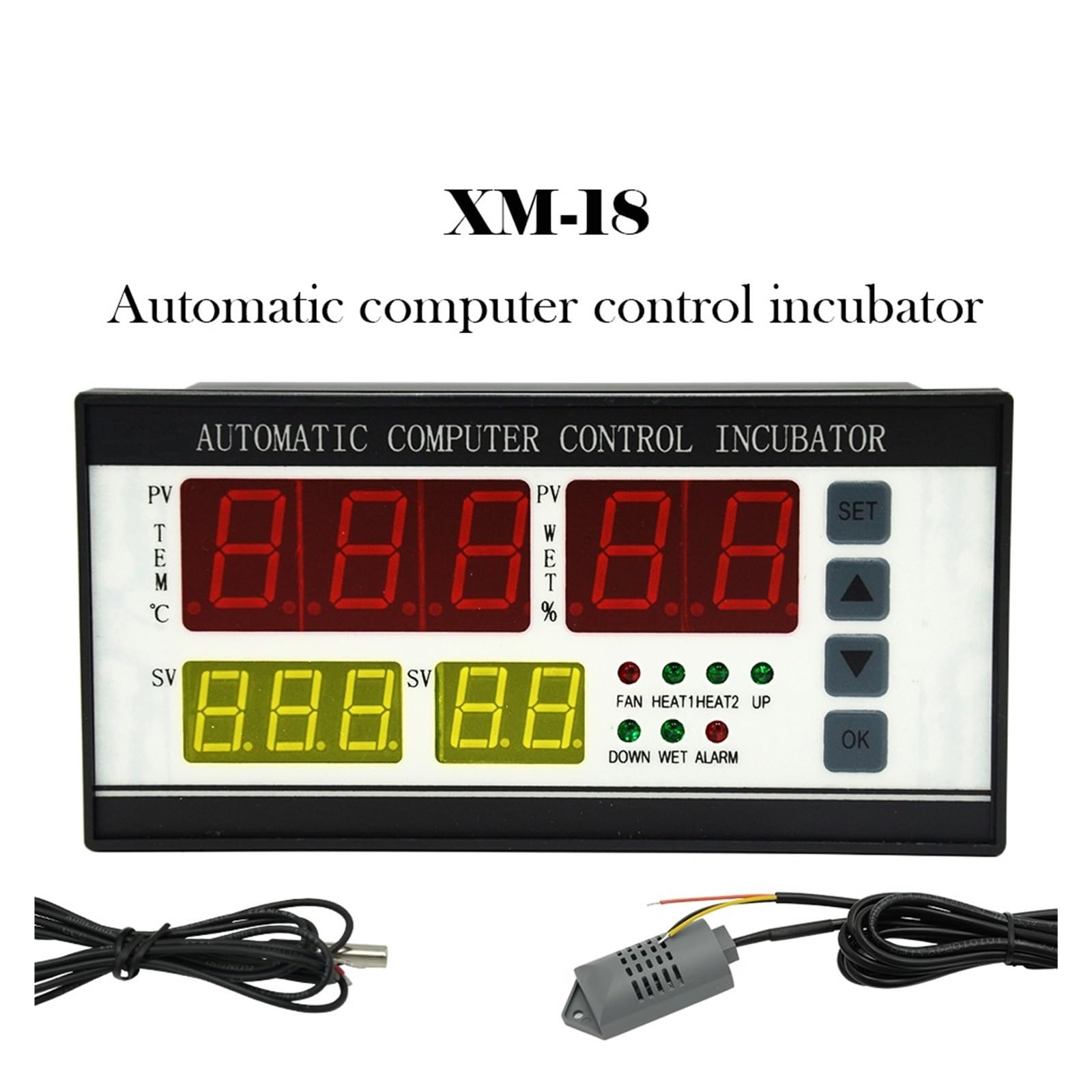 Kontroler Temperatury, Xm-18, Inkubator z kontrolerem jaj, wielofunkcyjna automatyczna kontrola temperatury i wilgotności(XM-18S)