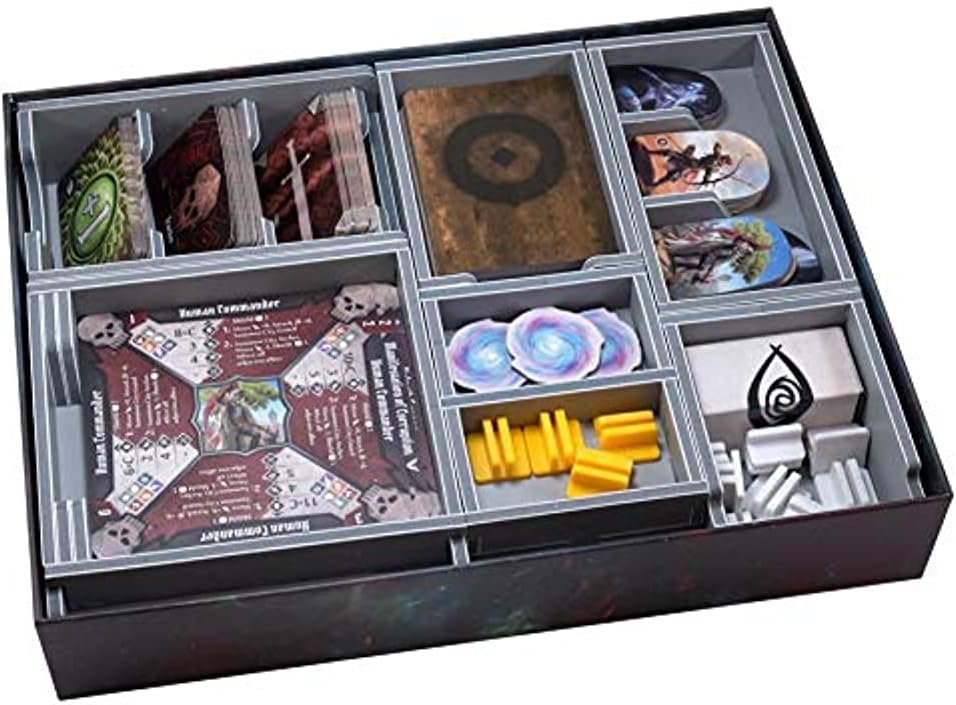 Folded Space Gloomhaven Forgotten Circle Expansion Board Game Box Inserts Organizer