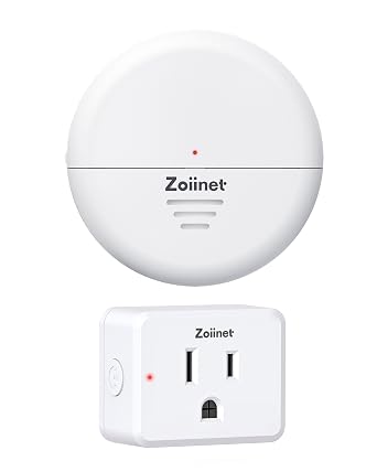 Zoiinet Wireless Motion Sensor Outlet, 15A/1500W, Adjustable Sensing Mode, 260FT Wireless Light Switch Transmitter, No Wiring, Long Time Delay, for Household Appliances