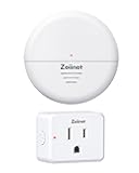 Zoiinet Wireless Motion Sensor Outlet, 15A/1500W, Adjustable Sensing Mode, 260FT Wireless Light Switch Transmitter, No Wiring, Long Time Delay, for Household Appliances