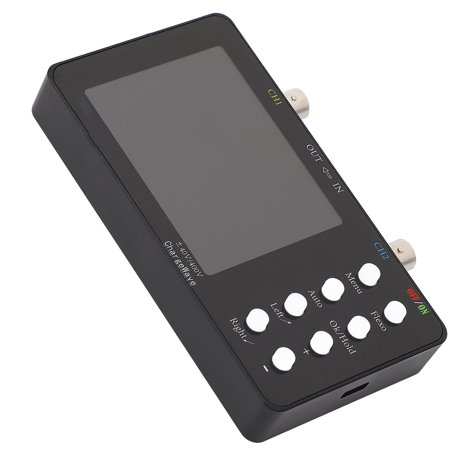 Greensen Lcd Display 2 Canali Oscilloscopio Portatile Per Auto, Oscilloscopio Digitale Con Profondità Di Memoria 20K E Area Campione, Strumento Di Misura Per Progetti Elettronici Con Support