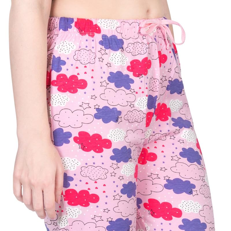 Image of Real Basics Women's Cotton Printed Pyjama Pack of 1