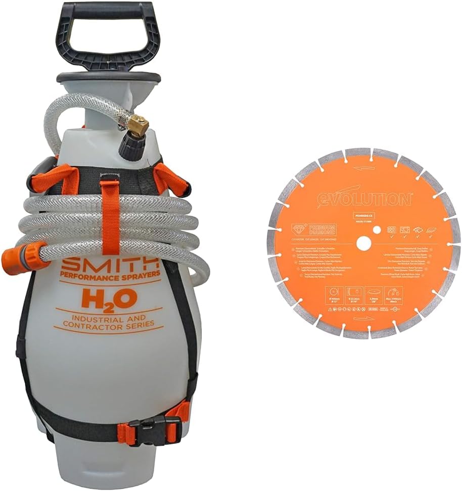 Smith Performance Sprayers 190552 3-Gallon Water Supply Tank for Core Drilling and Concrete Cut-Off and Flat Saws