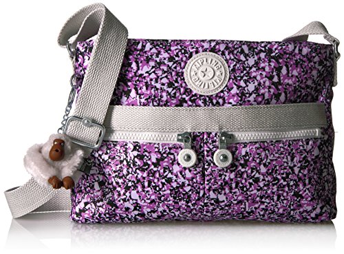 Kipling Women's Angie Solid Crossbody Bag,Oceano Breeze Purple