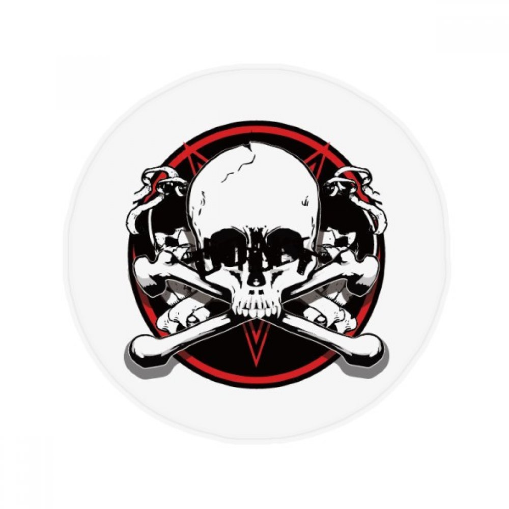 Tapis de sol pirate antidérapant rond 80cm déco salon cuisine salle de bain