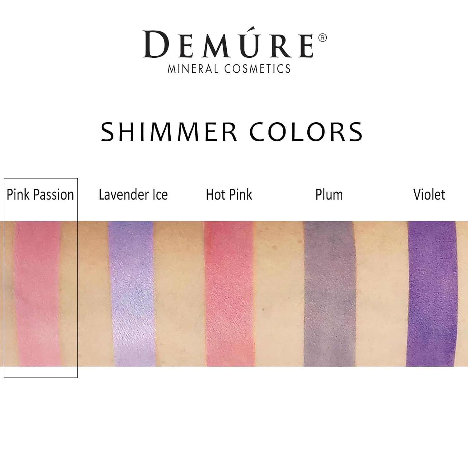 Demure Mineral Make Up (Pink Passion) Eye Shadow, Shimmer Eyeshadow, Loose Powder, Glitter Eyeshadow, Eye Makeup, Natural Makeup, Natural Eyeshadow, Professional Makeup - Image 2