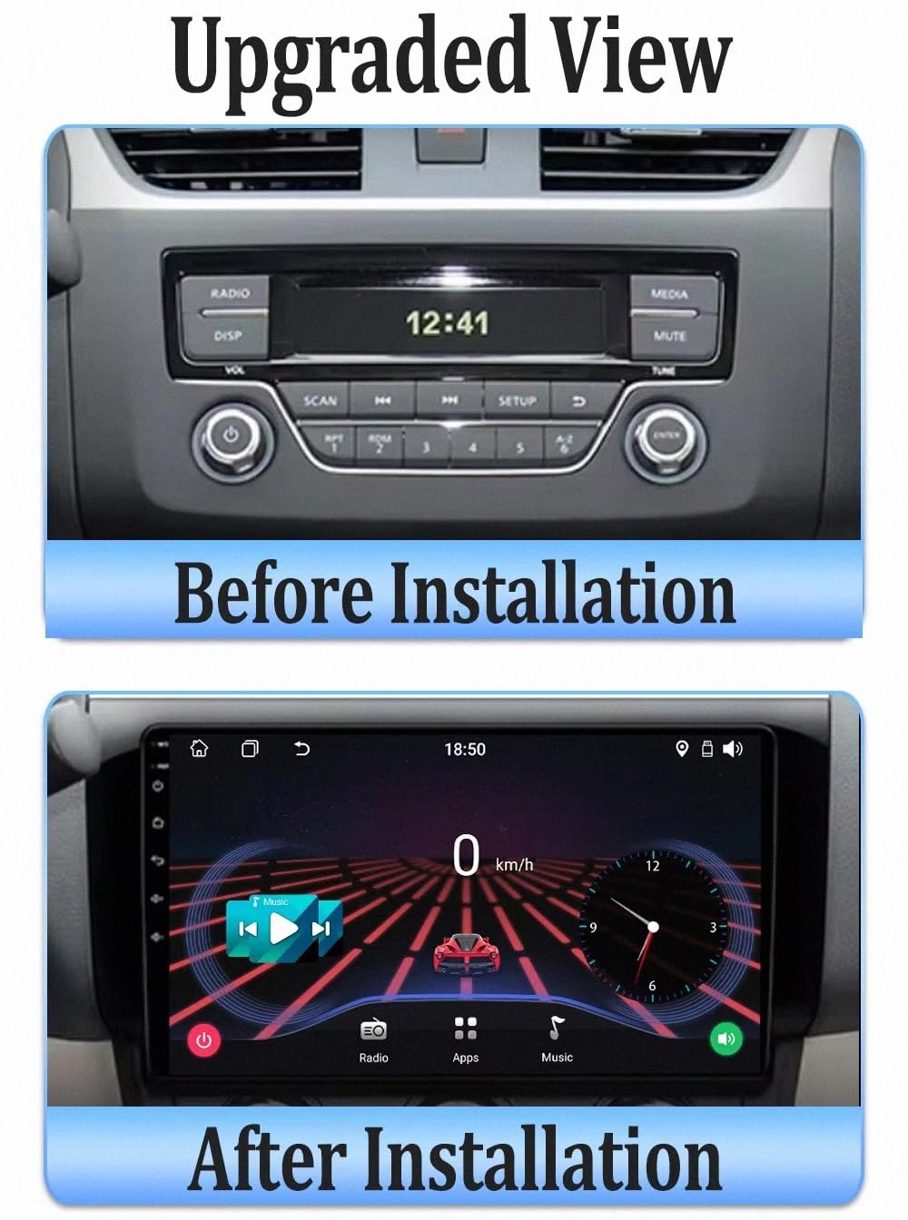 Car Radio dla Volkswagen Golf Mk 4 2004-2008 Android 15 9 Inch Car Navigation Backup Camera For, 4 Core 4G+64G