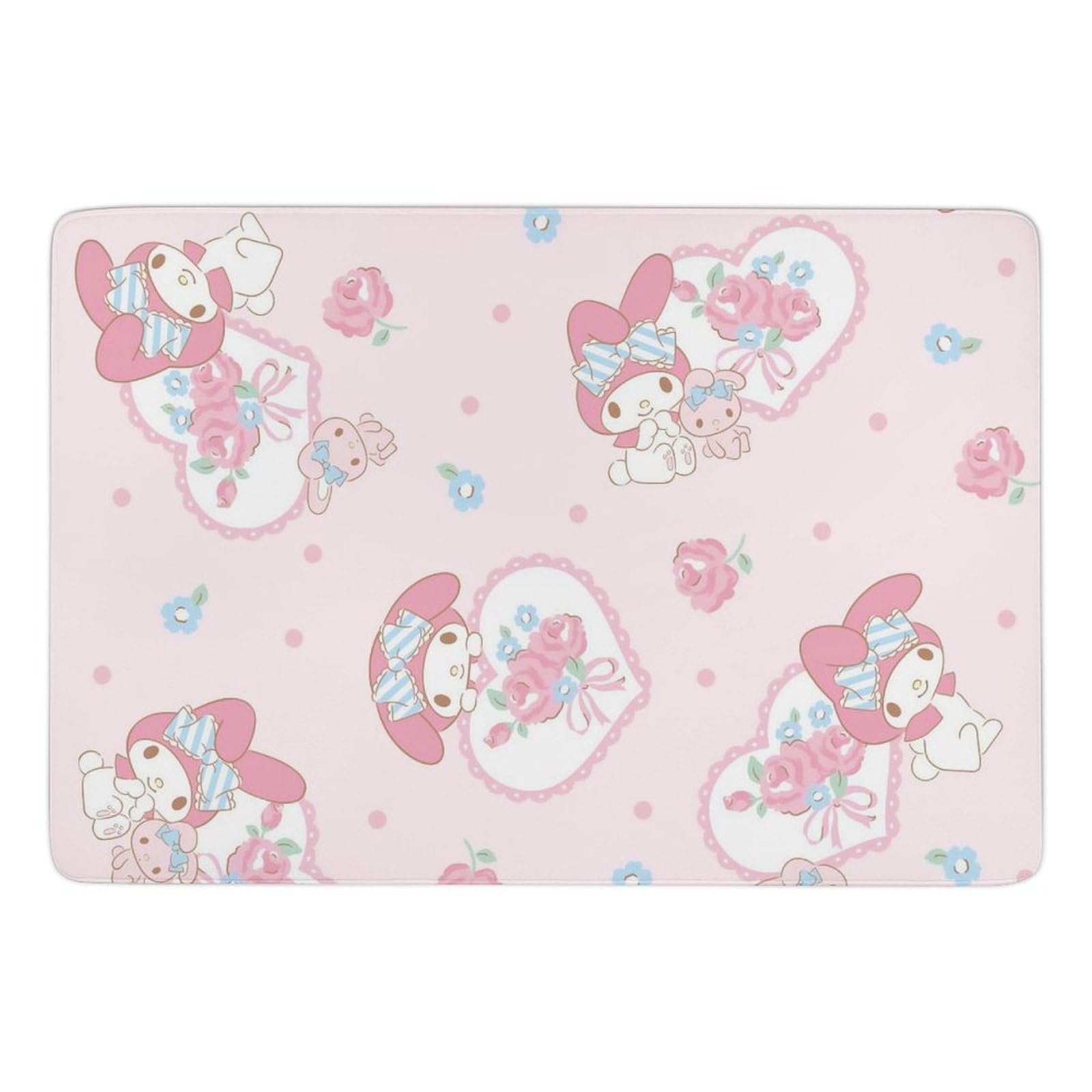 Amazon | カーペット マイメロディ ラグ カーペット フランネル 大判