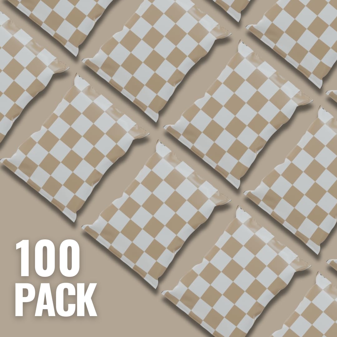 Pack It Up - Sacchetti di spedizione Polymailers - Confezione da 100 Polymailers 10x13 per spedizione, imballaggio per piccole imprese - Simpatiche borse di spedizione in poli - Sacchetti postali