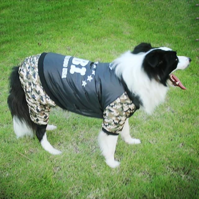 Foto 3 de 3 de SARUEL Mono Cálido De Invierno para Mascotas,Abrigo De Camuflaje para Perros Pequeños Y Grandes,Chaqueta…