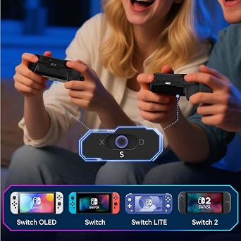 ShanWan Wireless Controller for PC, iPhone, Android, Switch, Steam, Gamepad 2.4G Bluetooth Controller with Hall Effect Trigger,Turbo,Rumble Vibration (Black)