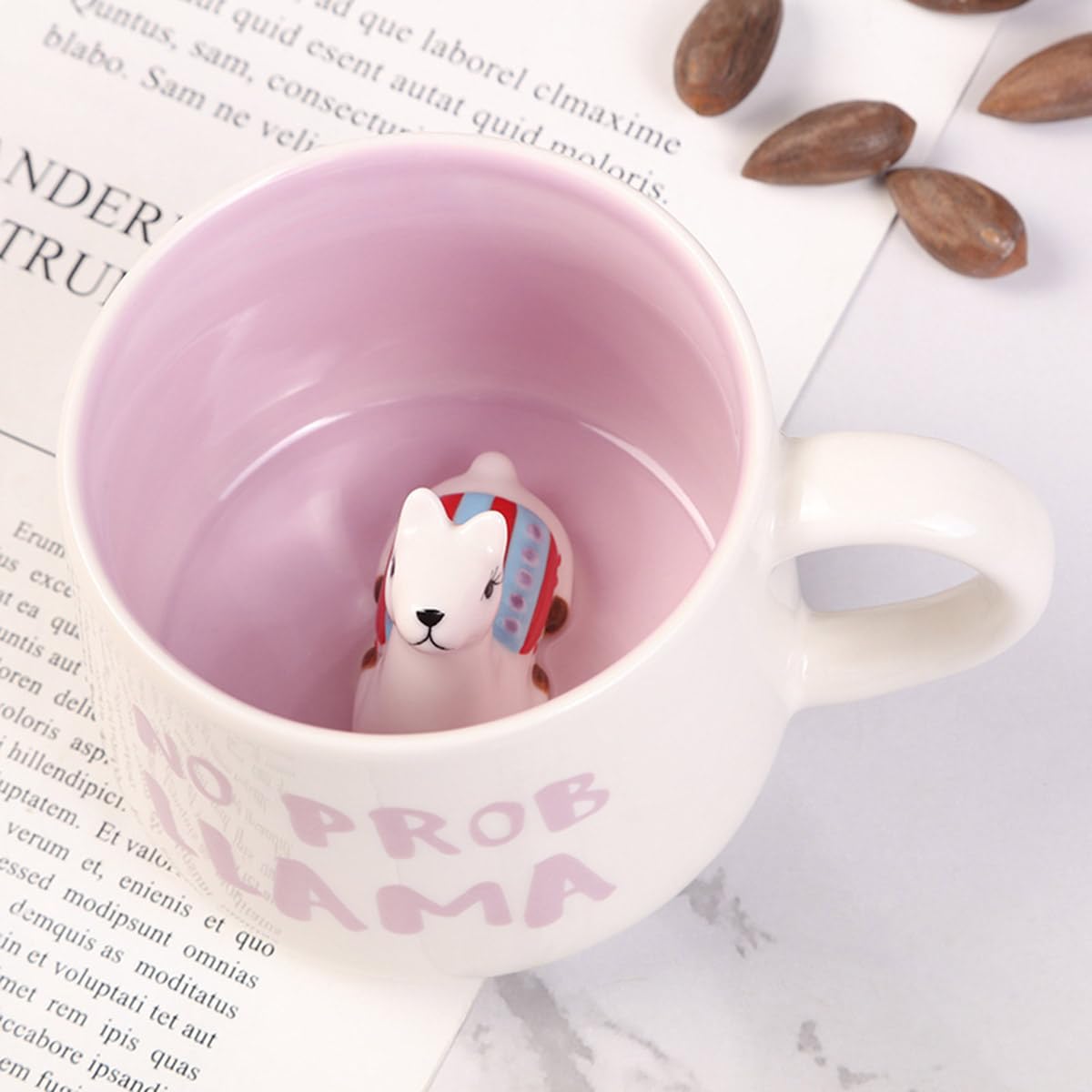 Tazza Magica 3D Con Animalino Sorpresa - Tazza Da Caffè 350ml In Ceramica Con Figurina Vacca, Regalo Perfetto Per Bambini E Adulti - Foto 4