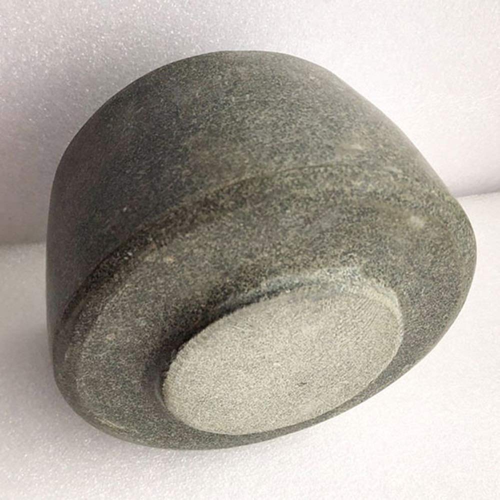 Granite Mortar Pestle Natural Stone Grinder Manual Smasher Kitchen Supplies