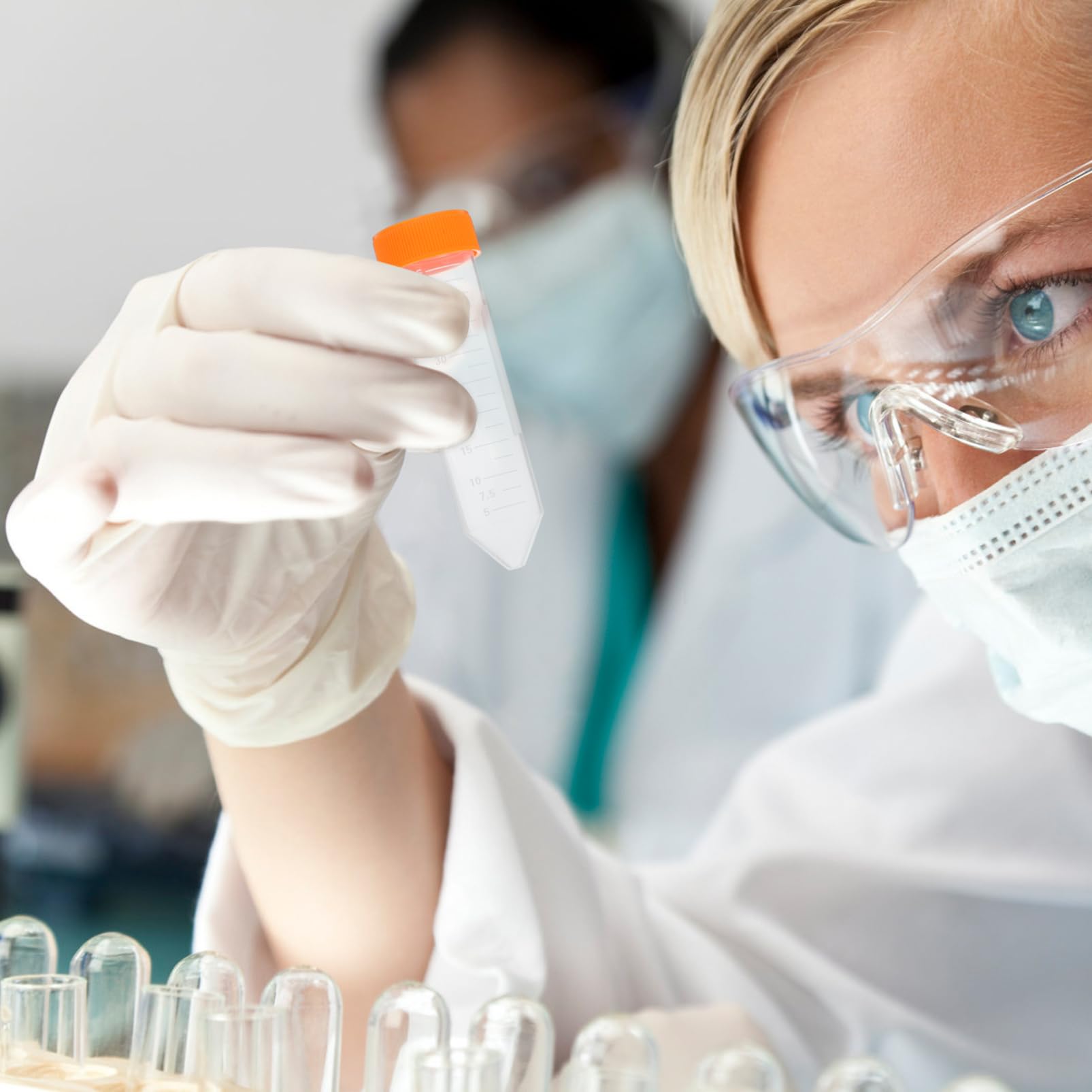 Zentrifugenröhrchen mit Skala 50ml 50 Stück Pp für Proben und Farbe
