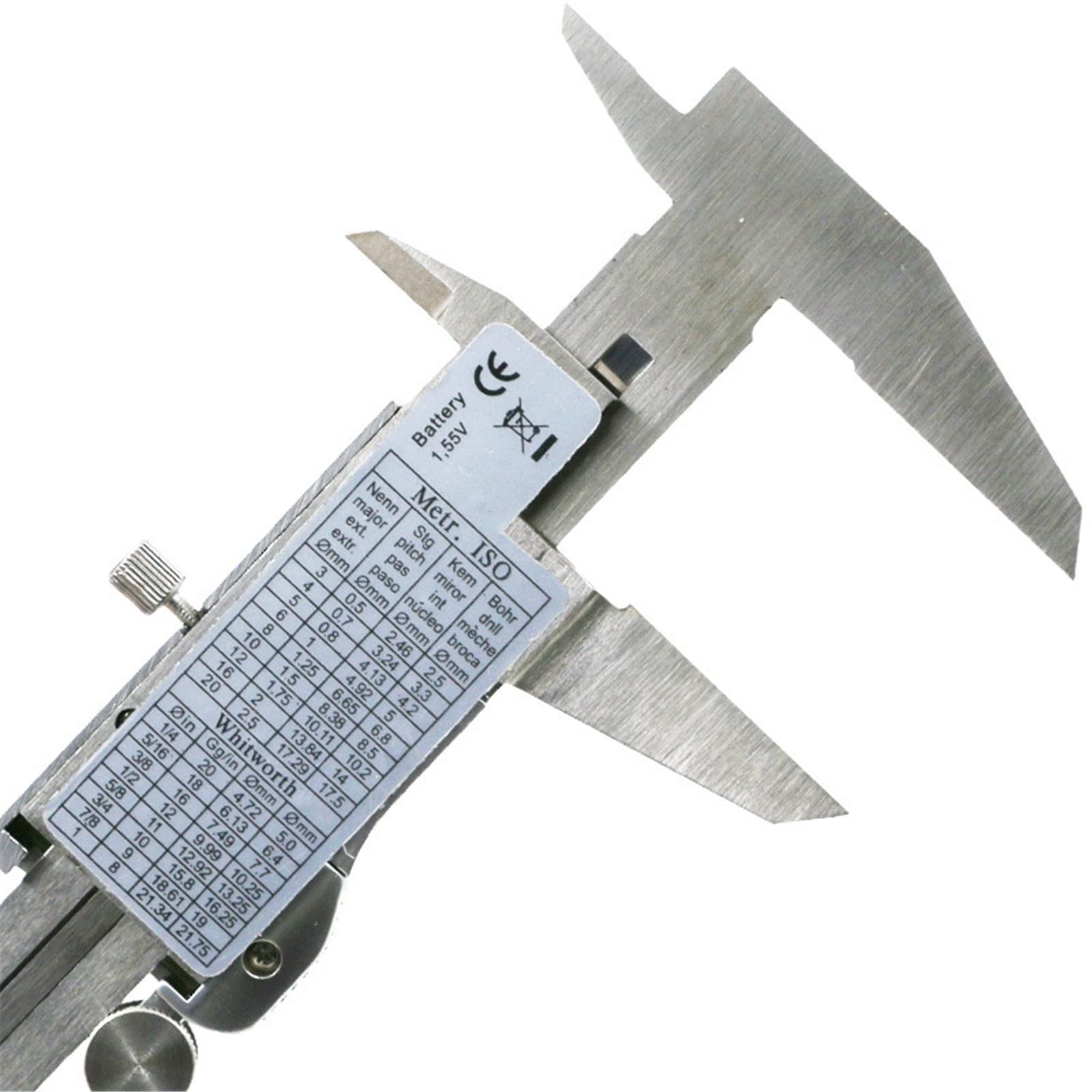 RajoNN Cyfrowa suwmiarka elektroniczna, suwmiarka cyfrowa, 150 mm, 150 mm, narzędzie pomiarowe do gospodarstwa domowego i przemysłowego