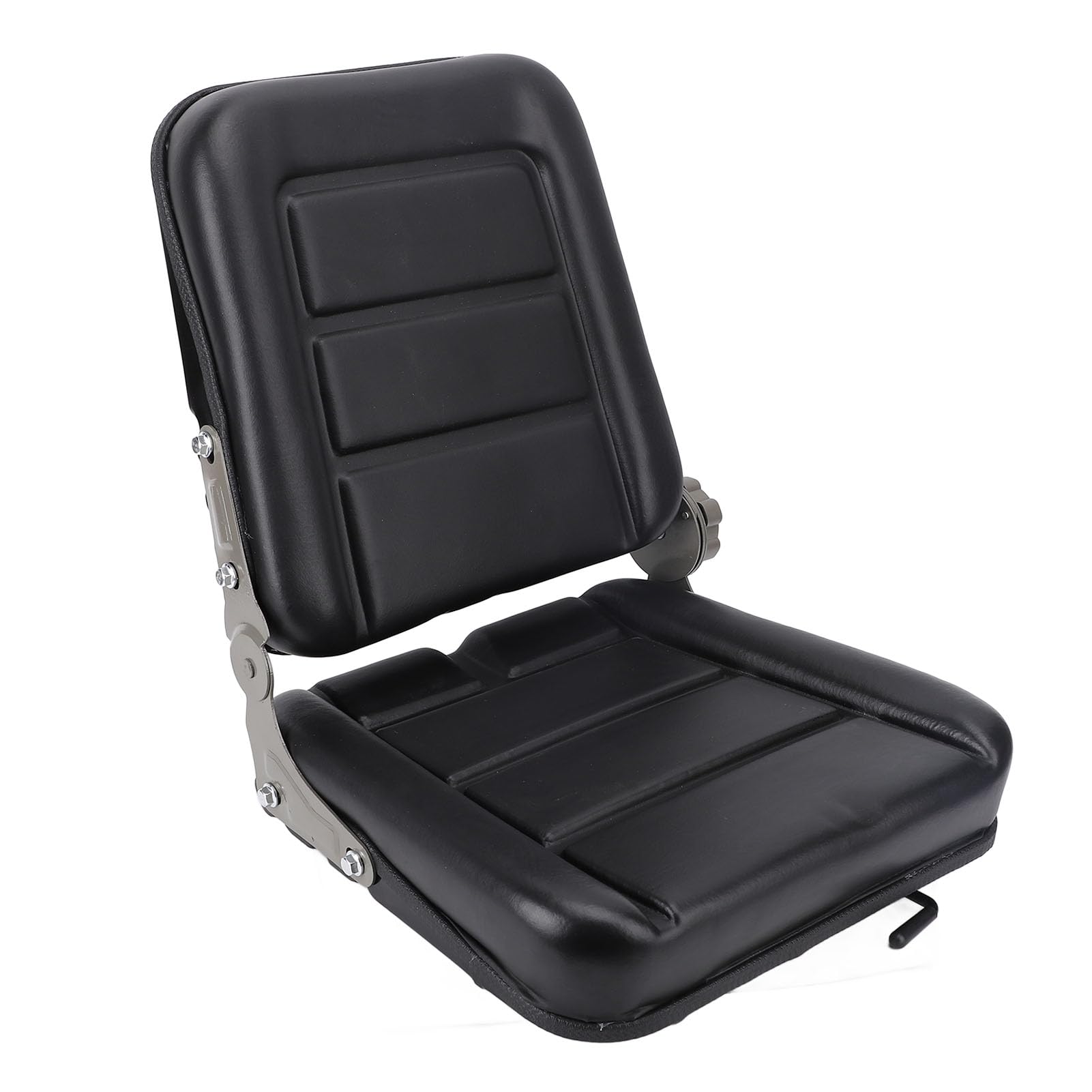 FTVOGUE Reemplazo de Asiento de Carretilla Elevadora de Cuero de PU, Estructura Reforzada Resistente para Triciclo de Tractor, Cómodo Asiento de Tractor Universal para Vehículos Agrícolas