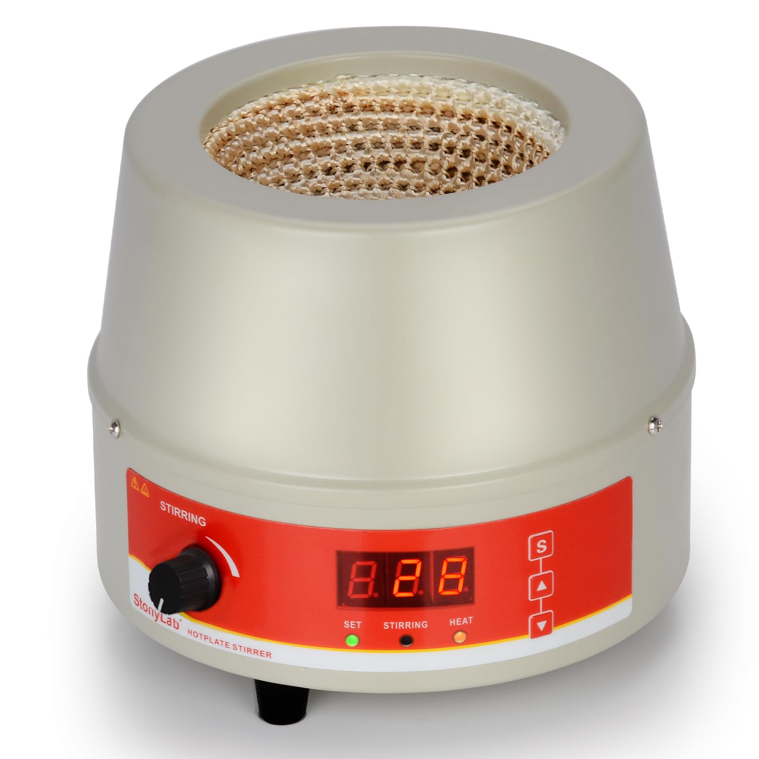 StonyLab Electric Stirring Heating Mantle - Precise Temperature Control -4