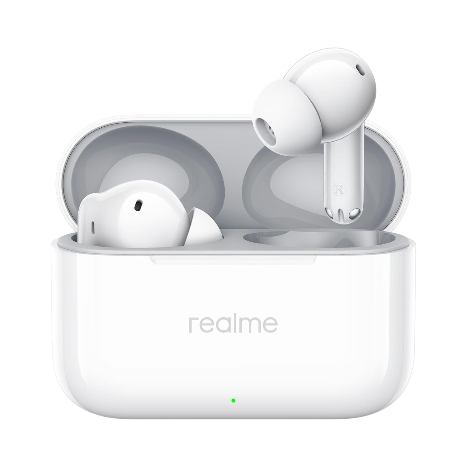 realme Buds T200 True Wireless Earbuds with Hi-Res Audio, 12.4mm Dynamic Bass Drivers, 32 dB ANC, Quad Mic, 45ms Latency, Upto 50 Hrs Playback, Fast Charge, IP55 Rated, BT 5.4 (Snowy White) realme Buds T200 True Wireless Earbuds with Hi-Res Audio, 12.4mm Dynamic Bass Drivers, 32 dB ANC, Quad Mic, 45ms Latency, Upto 50 Hrs Playback, Fast Charge, IP55 Rated, BT 5.4 (Snowy White)
