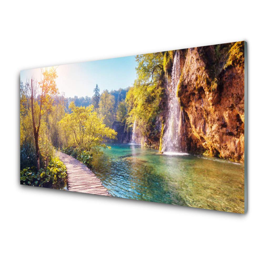 Tableau en verre trempé Tulup 100x50cm, la déco murale moderne lavable qui ne vieillit pas