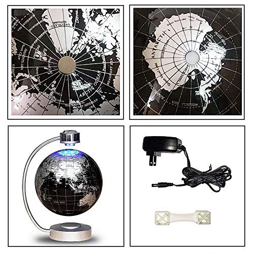 Nhsunray 002 Magnetic Levitation Floating Globe Nhsunray 8'' Levitation Rotating Ball Led Illuminated World Map Earth thumb #5