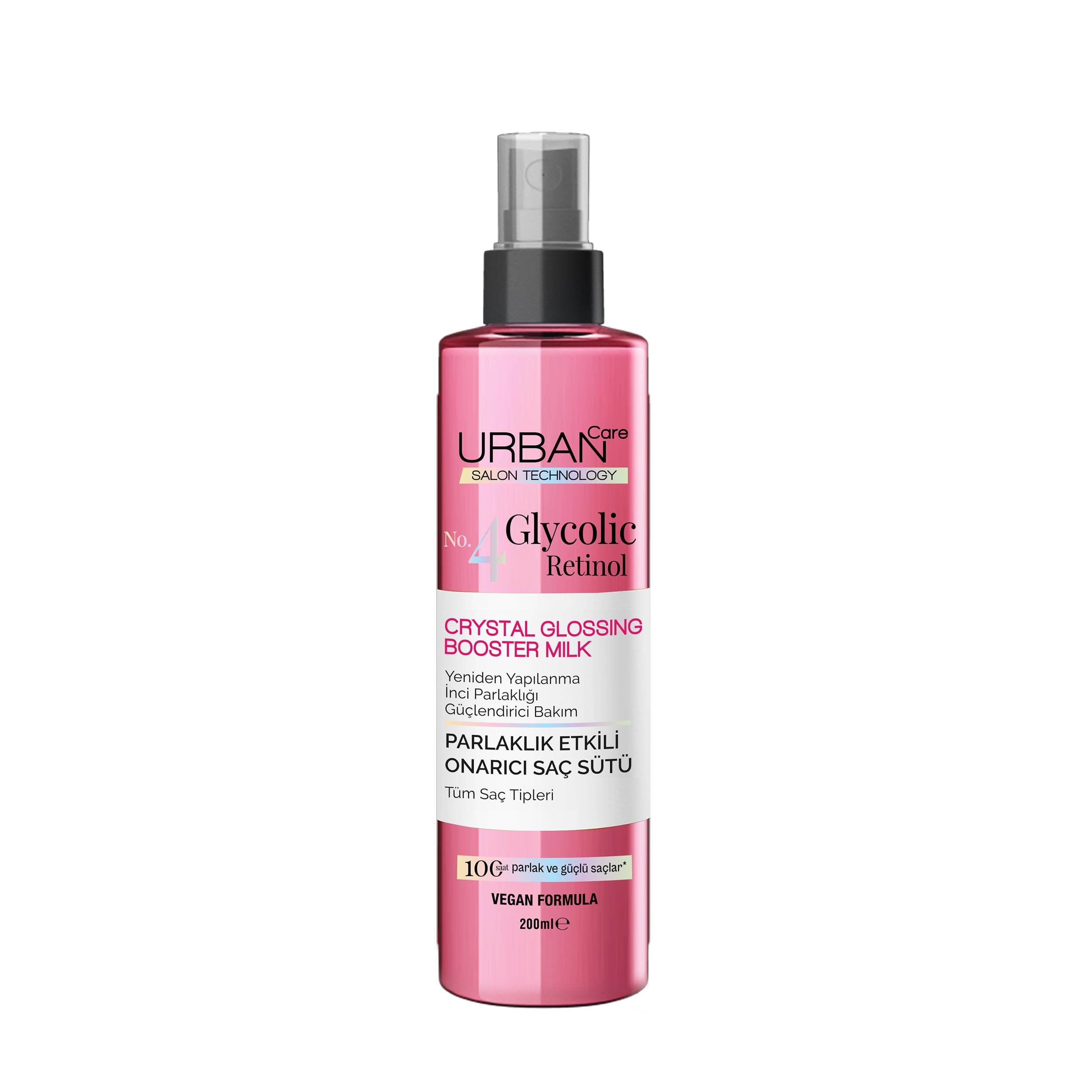 URBAN Care Glycolic Retinol Parlaklık Etkili Onarıcı Saç Bakım Sütü-200ml-Gloss