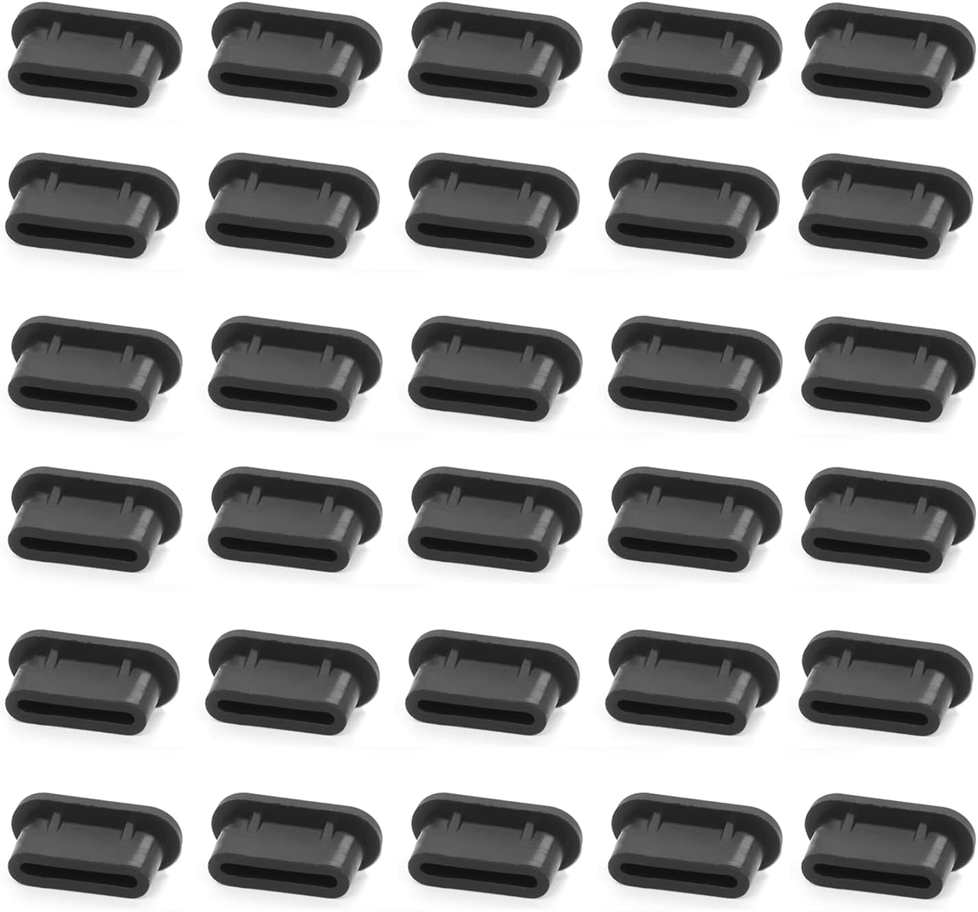 Gavemi 30 Pack USB C Dust Plug Cover Silicone Protectors USB Type C Port Anti Dust Plug Cover (USB C Plug)