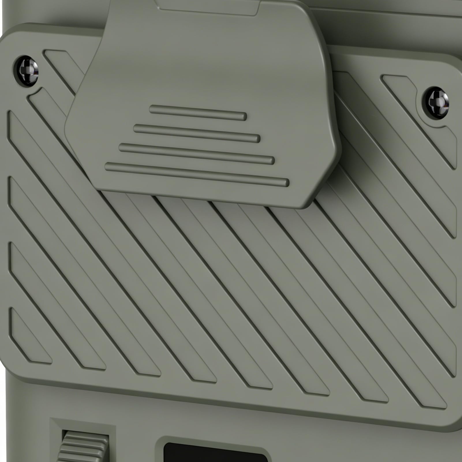 Generico Ventilador portátil de cinturón de velocidad ajustable