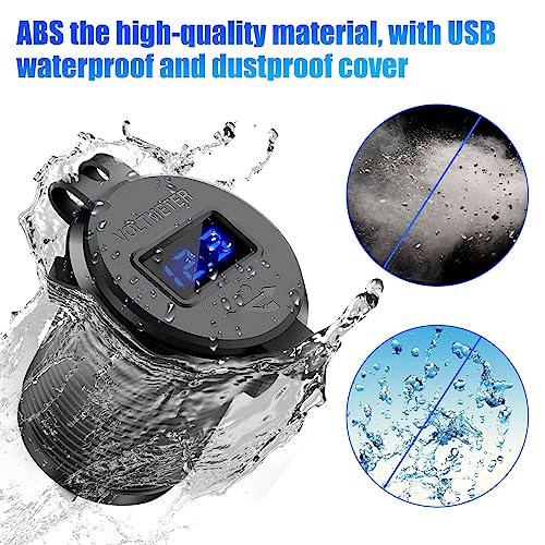 image for Linkstyle 12V 4.2A Dual USB Charger Socket Power Outlet with LED Digit