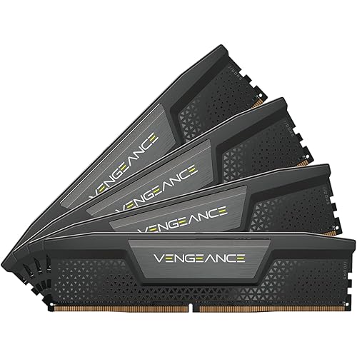 CORSAIR Vengeance DDR5 RAM 128GB (4x32GB) 5600MHz CL40 Intel XMP iCUE Compatible Computer Memory - Black (CMK128GX5M4B5600C40)