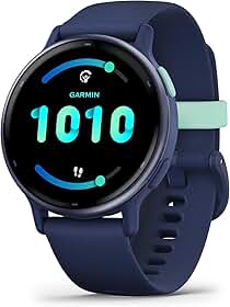 Garmin Relógio Vivoactive 5 Azul Marinho 42mm com Monitor Cardíaco de Pulso e GPS