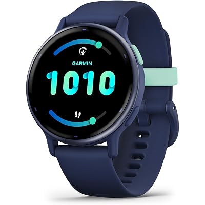 Garmin vívoactive 5, Health and Fitness GPS Smartwatch, AMOLED Display, Up to 11 Days of Battery, Navy