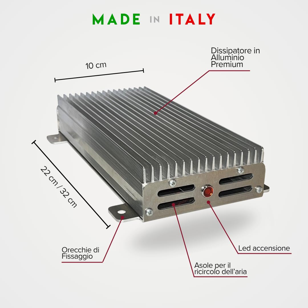 Stufetta per Cani – Riscaldamento per Cuccia e Box Esterni – Radiatore Elettrico in Alluminio a Basso Consumo per Animali – Diffusione Uniforme del Calore, Ideale per Cucce o Casette Esterne (30W)