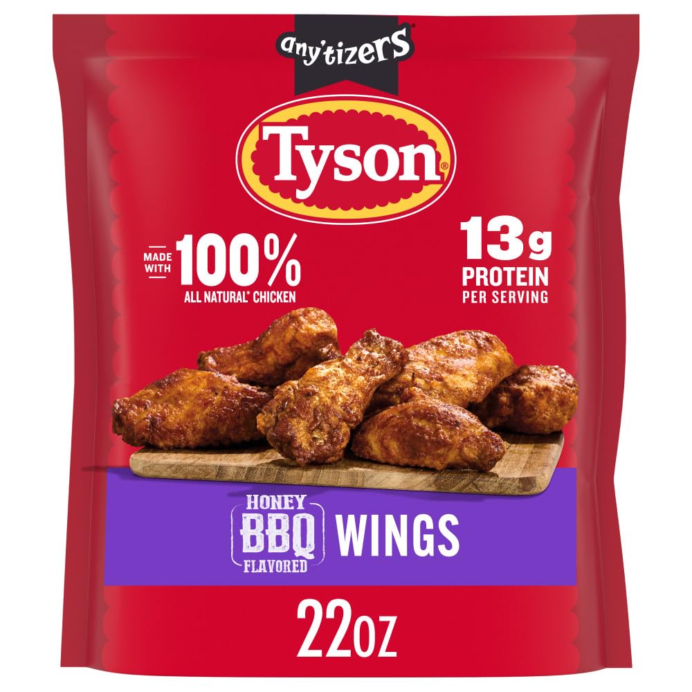 Tyson Any'tizers BBQ Bone In Chicken Wings,