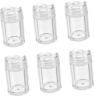 HONMEET 6 Pçs Garrafas Soltas Decorações De Viagem Mini Recipientes Recipientes De Maquiagem Garrafas Vazias Garrafas De Plástico Vazias Para Mulheres Cosméticos Garrafa Beleza