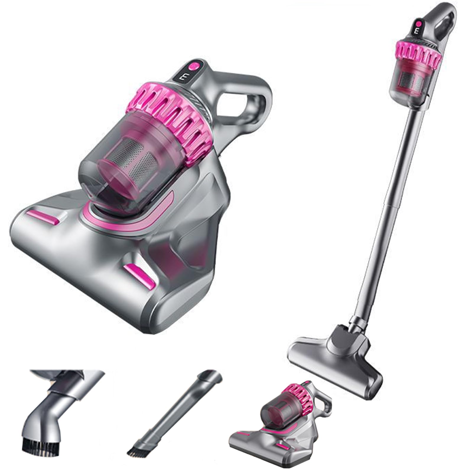 INGUNAR 4 in 1 Vacuum Cleaner With Dust, UV Wireless Mite Removal, Handheld Wet Dry Vacuum Cleaner for Allergies and Pet, eliminates Allergens/Mite