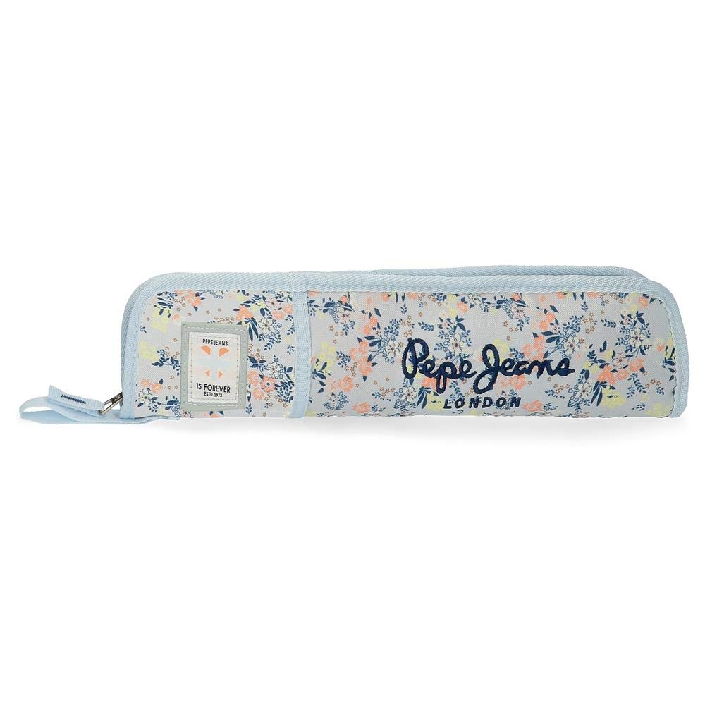 Pepe Jeans Malila Flute Case Blue 37x9x2 cm Polyester