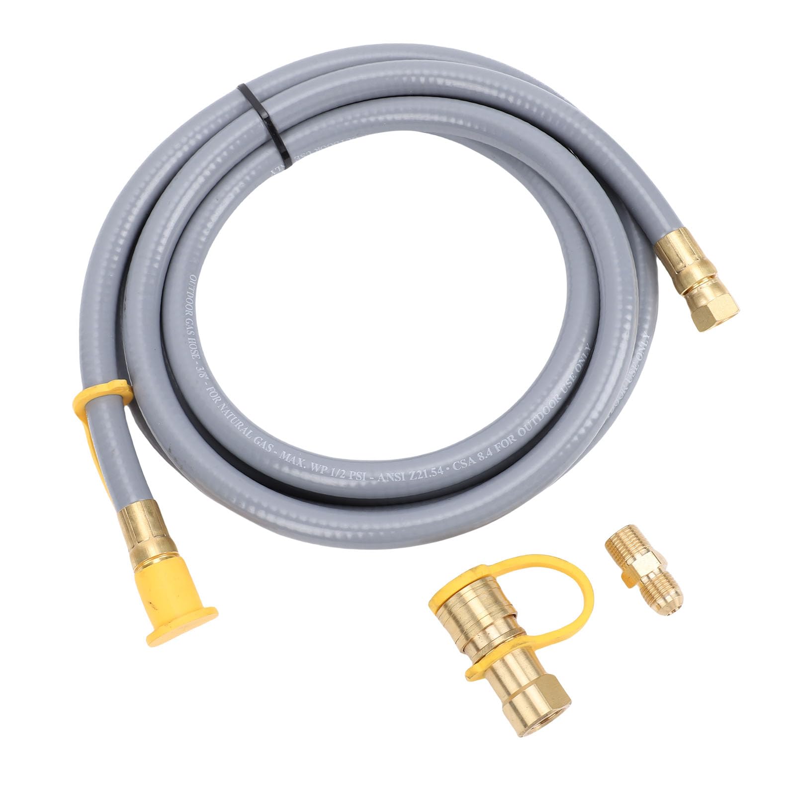Kikumi Kit di Conversione del Gas Tubo in Gomma in Ottone da 3/8 Pollici