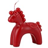 Jelquix Scented Candle, Horse Shape Aromatherapy Candle with 80 Paraffin Wax and 20 Soy Wax for Home Decor, Wedding Present (Rose Fragrance)