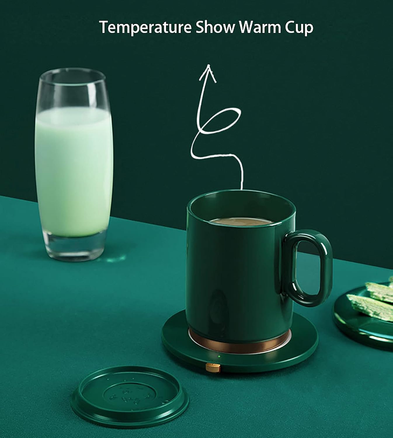 Coffee Mug Cup Warmer Set Thermostatic Cup Heater USB Electric Heating Pad Home Office Tea Water Milk Mugs Heated Coaster