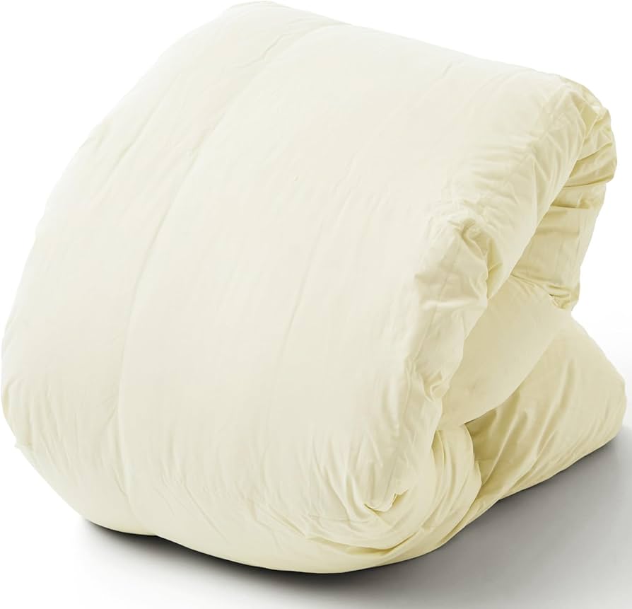 Amazon｜昭和西川 羽毛布団 コインランドリーで洗える 日本製 ホワイト