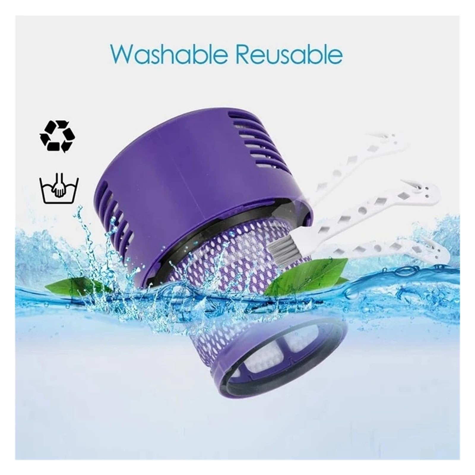 Filtro Hepa,Compatible con Dyson, accesorios V10, Robot aspirador SV12, repuesto de filtro lavable, repuestos de limpieza(1pcs)