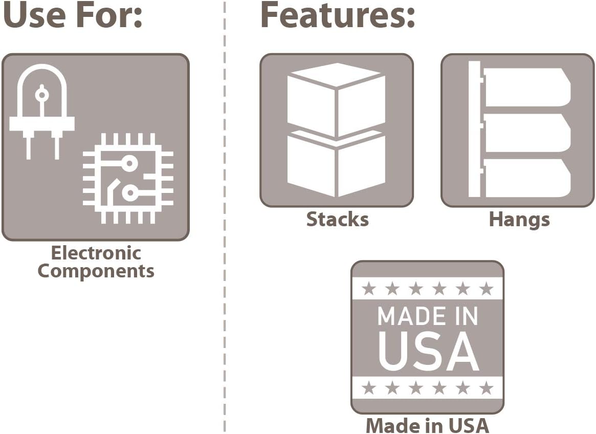 Best Cyber Deals 🔥 Akro-Mils 30210 AkroBins ESD Electrostatic Dissipative Anti-Static Stack and Hang Storage Bins, (5-Inch x 4-Inch x 3-Inch), Black, (24-Pack) (30210ESD) Super Brands Akro-Mils 30210 AkroBins ESD Electrostatic Dissipative Anti-Static Stack and Hang Storage Bins, (5-Inch x 4-Inch x 3-Inch), Black, (24-Pack) (30210ESD)