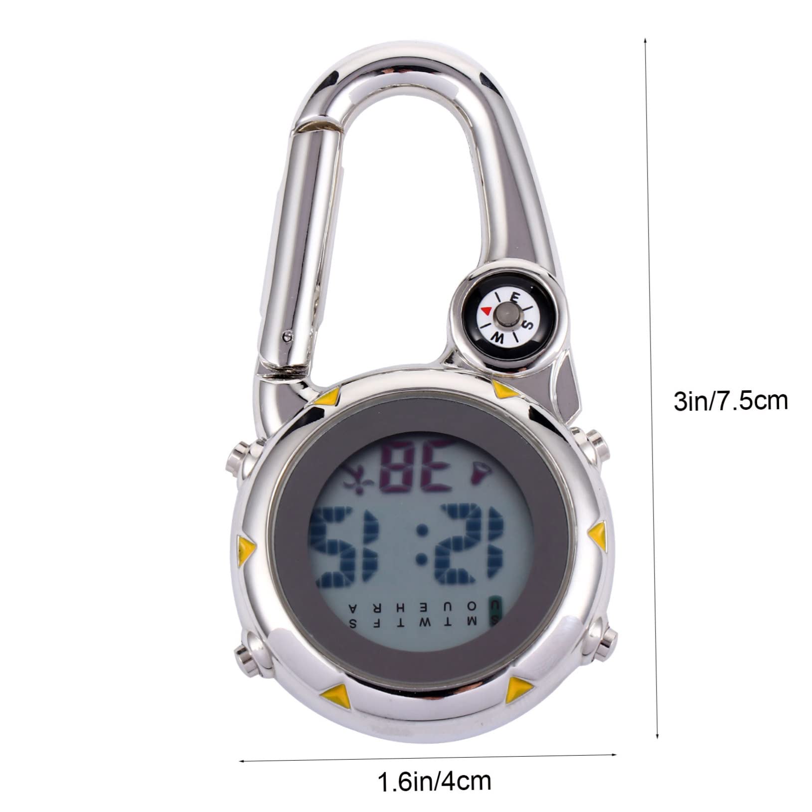 Hemobllo Multifunzionale con Clip Carabiner e Design per Escursionisti e Amanti della Giallo