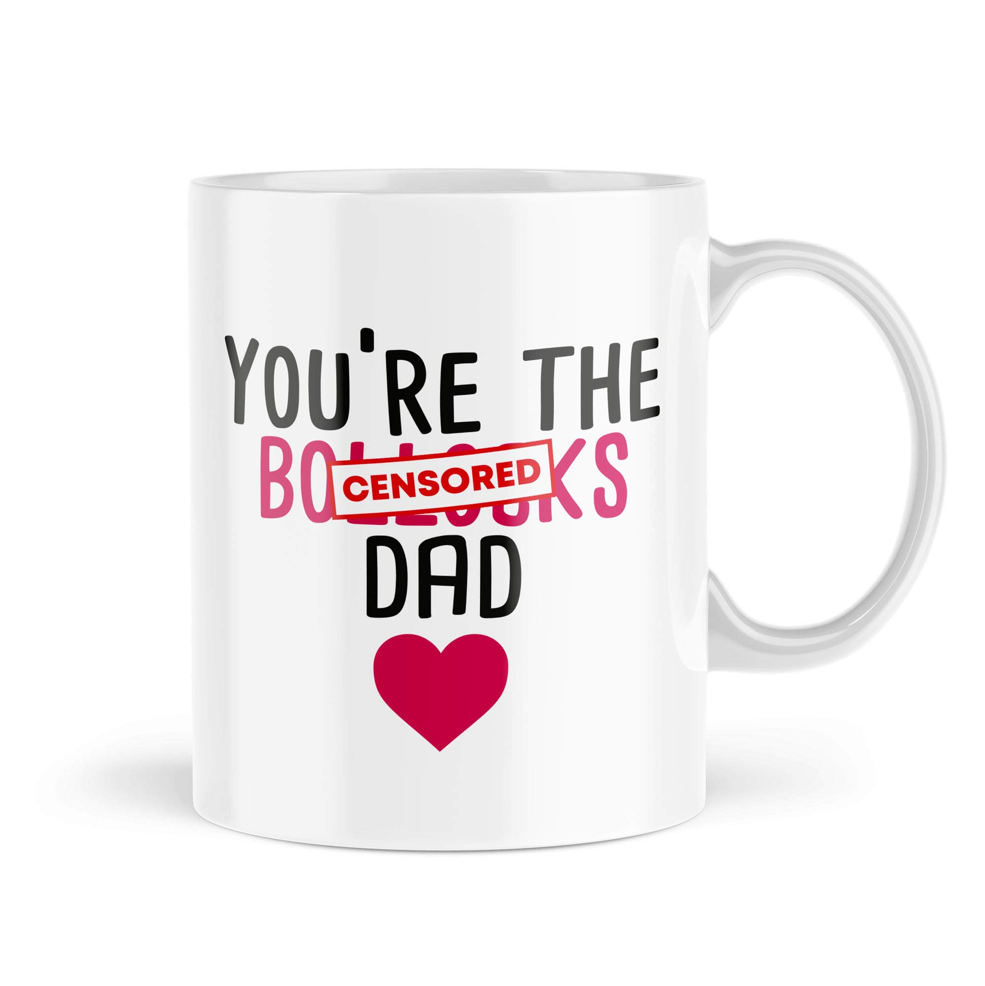 Funny Father's Day Mug | Birthday Mugs for Dad | You're The Bollocks Dad | Gifts for Him | Cool Mugs for Dads | Unique Mug Gifts - Mbh1004