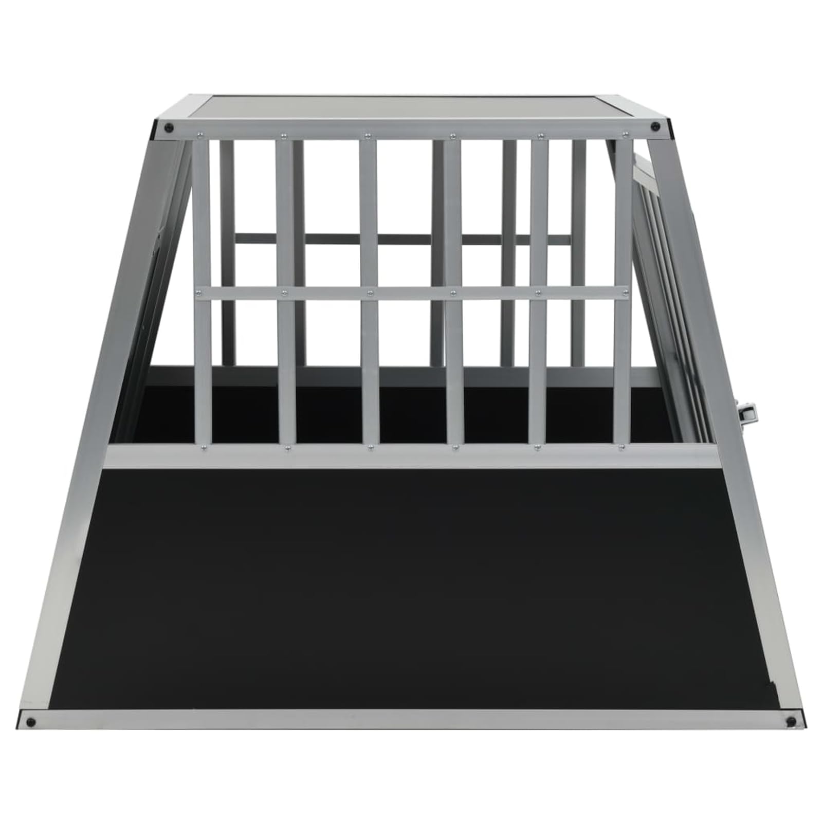 Hundetransportbox mit Einzeltür 65 x 91 x 69,5 cm Hundebox 170664