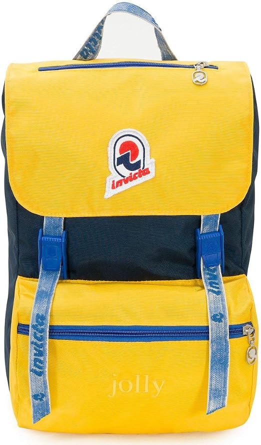 Invicta Zaino Jolly Vintage S Zaino Casual, 33 cm, 15 litri, Giallo : Amazon.it:  Valigeria
