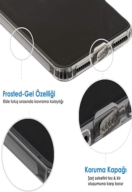 KZY CONTACT Transparent Premier Case with Apple iPhone 13 Mini Stopper Camera Protection